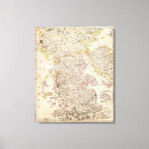 Deutschland, Dänemark Leinwanddruck