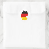 Deutschland DE Runder Aufkleber (Tasche)
