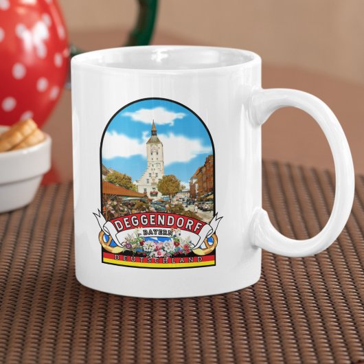 Deutschland Deggendorf Vintage souvenir Kaffeetasse