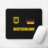 Deutschland Design Germany Outfit Bekleidung Deuts Mousepad (Mit Mouse)