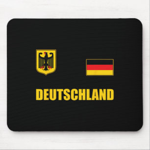 Deutschland Design Germany Outfit Bekleidung Deuts Mousepad