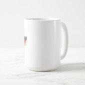 Deutschland-Design Kaffeetasse (VorderseiteRechts)