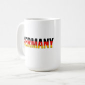 Deutschland-Design Kaffeetasse (Vorderseite Links)