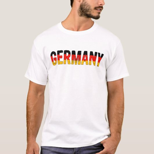 Deutschland-Design T-Shirt (Vorderseite)