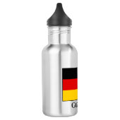 Deutschland (deutsche Flagge) Edelstahlflasche (Links)