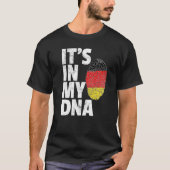 Deutschland deutsche Flagge Es ist in meinem DNA W T-Shirt (Vorderseite)