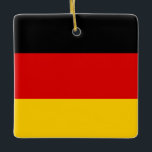 Deutschland (deutsche Flagge) Keramikornament<br><div class="desc">Anpassbare World Flag Produkte - Bitte fühlen Sie sich frei,  Ihren eigenen Text hinzuzufügen.</div>
