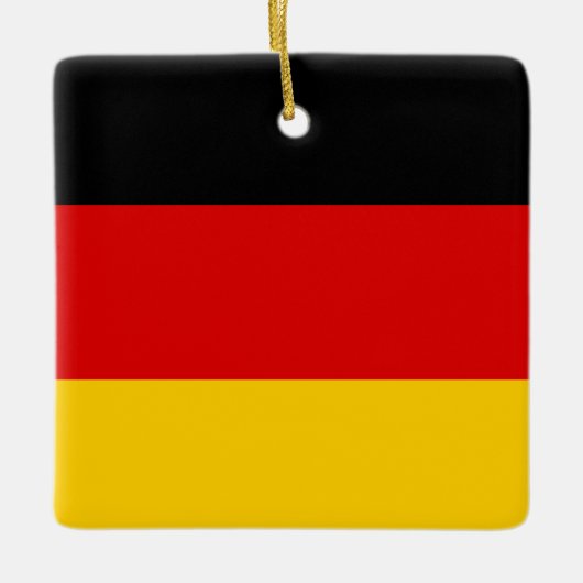 Deutschland (deutsche Flagge) Keramikornament (Vorderseite)