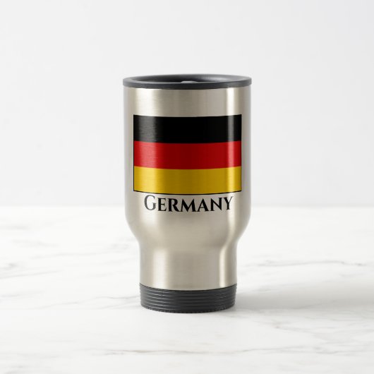 Deutschland (deutsche Flagge) Reisebecher (Mittel)