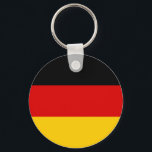 Deutschland (deutsche Flagge) Schlüsselanhänger<br><div class="desc">Anpassbare World Flag Produkte - Bitte fühlen Sie sich frei,  Ihren eigenen Text hinzuzufügen.</div>