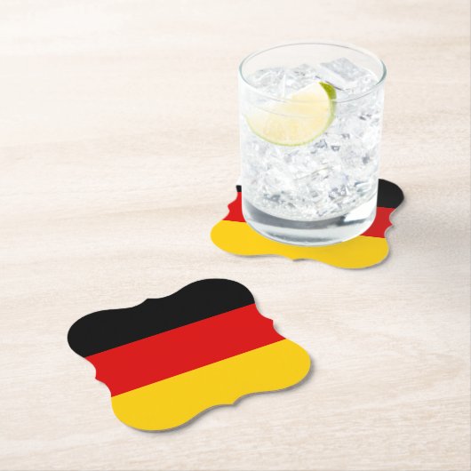 Deutschland (deutsche Flagge) Untersetzer (Vor Ort)