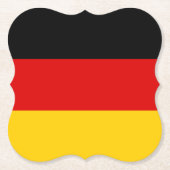 Deutschland (deutsche Flagge) Untersetzer (Vorderseite)