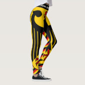 Deutschland & Deutschland Flag Mode, Reise/Sport F Leggings (Rechts)