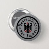 Deutschland/Deutschland Forever/schwarzer Adler/Ei Button (Vorne & Hinten)