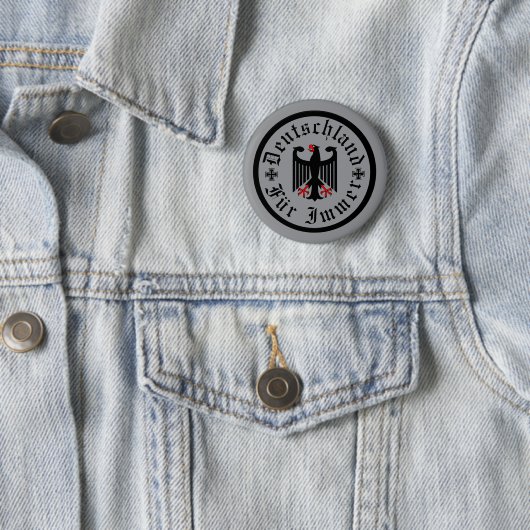 Deutschland/Deutschland Forever/schwarzer Adler/Ei Button (Beispiel)