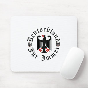 Deutschland/Deutschland Forever/schwarzer Bundesad Mousepad