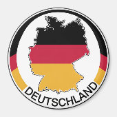 Deutschland Deutschland Magnet (Vorne)