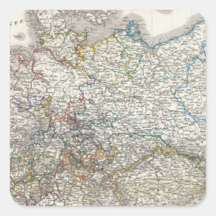 Deutschland - Deutschland Quadratischer Aufkleber