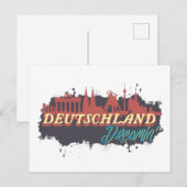 Deutschland Dreamin' - Deutschland Ikonische Denkm Postkarte (Vorne/Hinten)