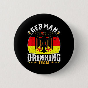 Deutschland Drink Team Beer Festival Männer Frauen Button