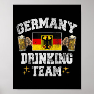 Deutschland Drink Team Deutschland Bierfeste Poster