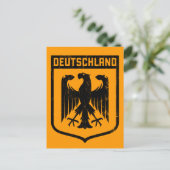 Deutschland Eagle - Deutschland-Wappen Postkarte (Stehend Vorderseite)