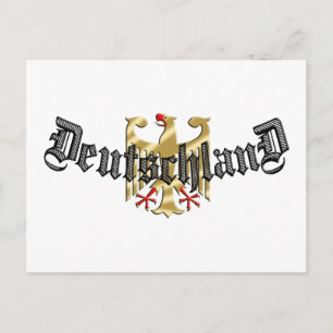 Deutschland Eagle Logo T-Shirts und präsentiert Postkarte