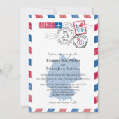 Deutschland Einladung zur Hochzeit von Luftpost (Vorderseite)