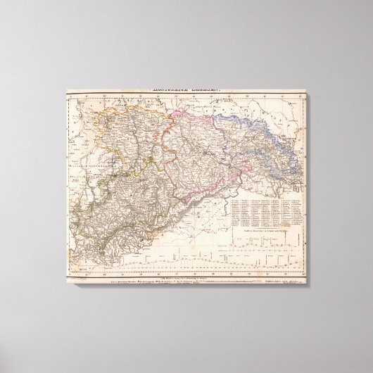 Deutschland Eisenbahn Leinwanddruck (Vorderseite)