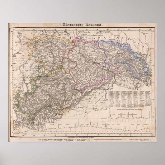 Deutschland Eisenbahn Poster (Vorne)