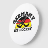 Deutschland Eishockey Große Wanduhr (Winkel)