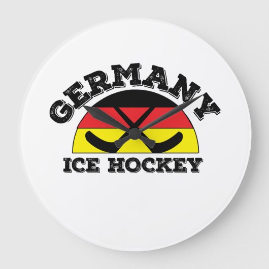 Deutschland Eishockey Große Wanduhr (Vorderseite)