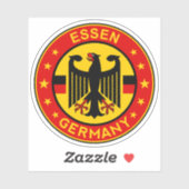 Deutschland, Essen Aufkleber (Blatt)