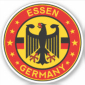 Deutschland, Essen Aufkleber (Vorderseite)
