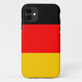 Deutschland Fahne Case-Mate iPhone Hülle (Rückseite)