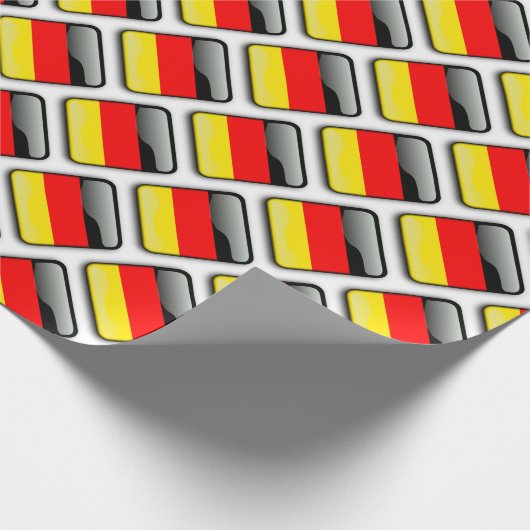 Deutschland-Faltpapier Geschenkpapier (Ecke)