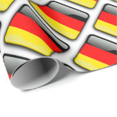Deutschland-Faltpapier Geschenkpapier (Rolleneckpunkt)