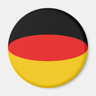 Deutschland Fischaugen-Flagge-Magnet Magnet