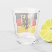 Deutschland Flag & Deutschland Land Patriot / spor Schnapsglas (Rückseite)