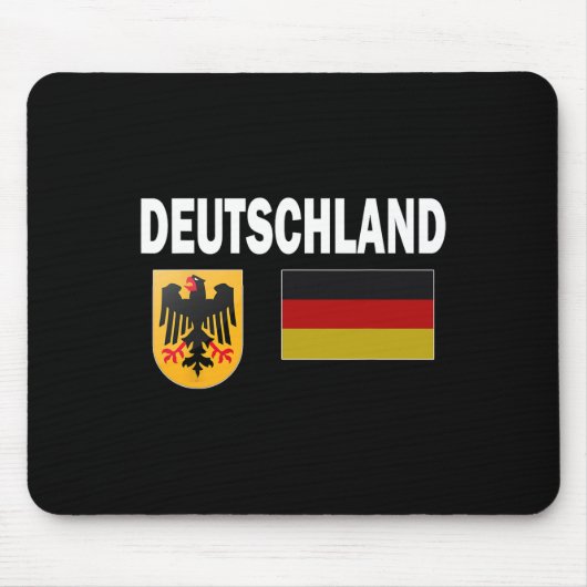 Deutschland Flag Deutschland Liebe Geschenk Mousepad (Vorne)