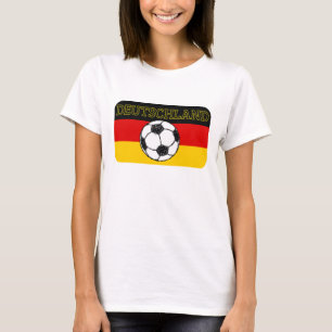 DEUTSCHLAND FLAG   FUSSBALL T-Shirt