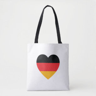 Deutschland Flag Herztote Tag Tasche