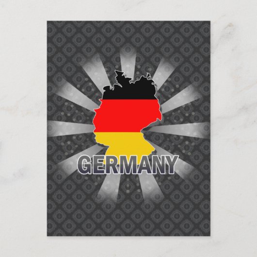 Deutschland Flag Karte 2.0 (Vorderseite)