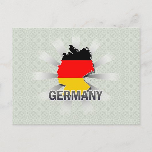 Deutschland Flag Karte 2.0 (Vorderseite)