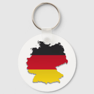 Deutschland Flag Karte_2 Schlüsselanhänger