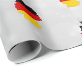 Deutschland Flag Karte Geschenkpapier (Rolleneckpunkt)