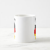 Deutschland-Flag-Karte Kaffeetasse (Mittel)