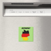 Deutschland-Flag-Karte Magnet (In Situ (Geschirrspüler))