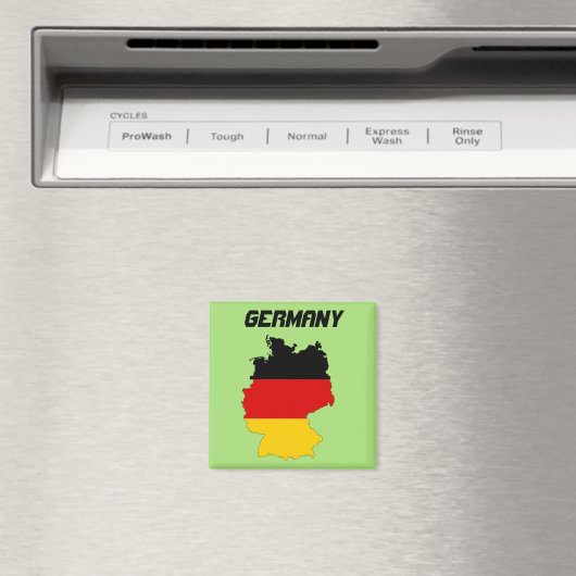 Deutschland-Flag-Karte Magnet (In Situ (Geschirrspüler))
