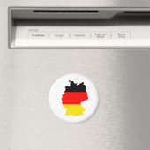 Deutschland - Flag-Karte Magnet (In Situ (Geschirrspüler))